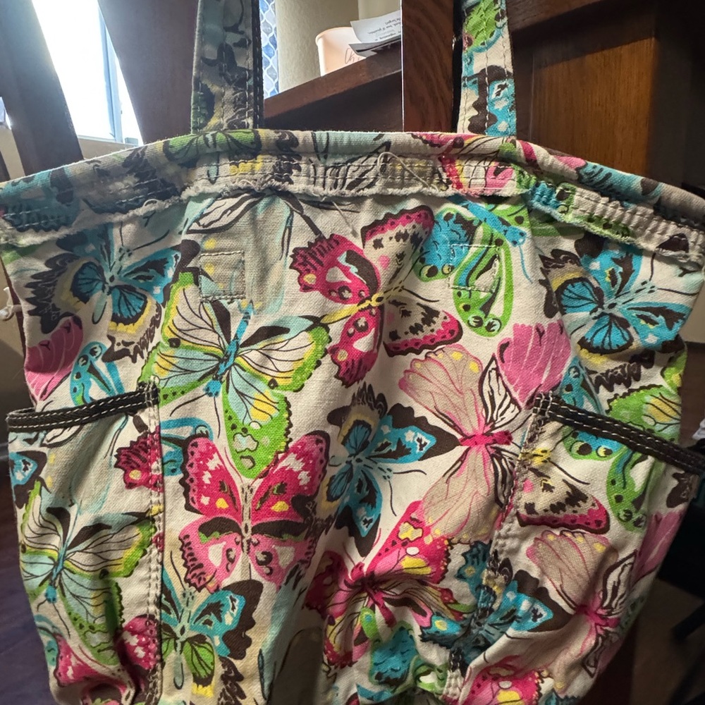 ThirtyOne Butterfly Print Tote Y2K